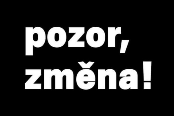 věnujte prosím pozornost změnám, které musely nastat v únorovém hracím plánu